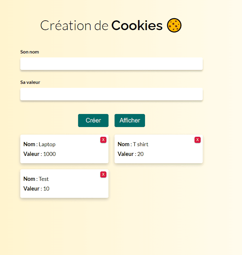 Cookies javascript vanilla 