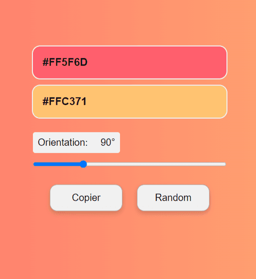 Couleurs fun javascript vanilla 