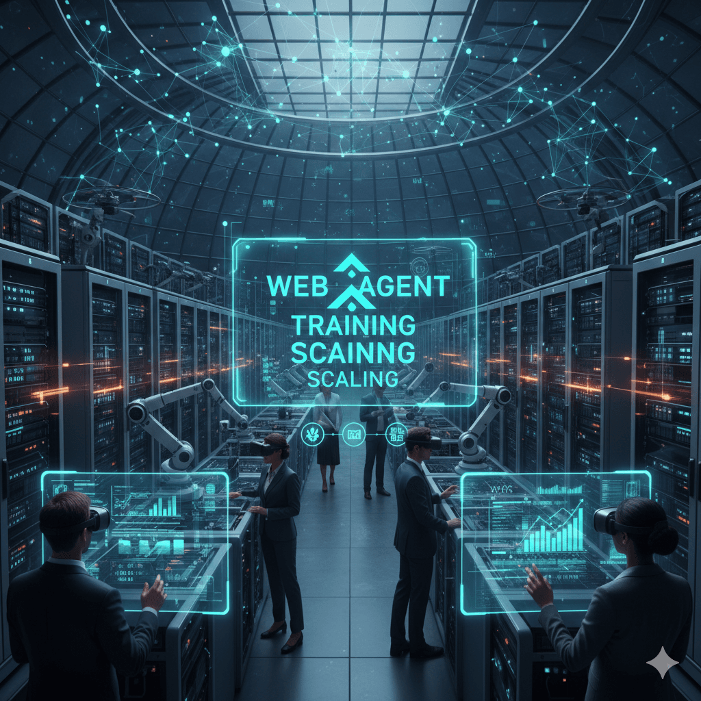 Web Agent Training Scaling