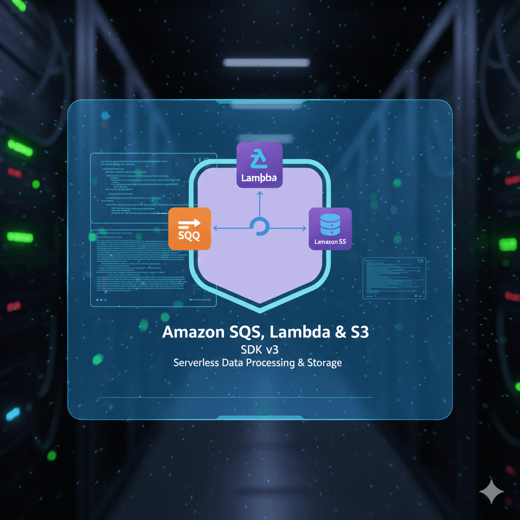 Amazon SQS,Lambda-S3–SDK-v3