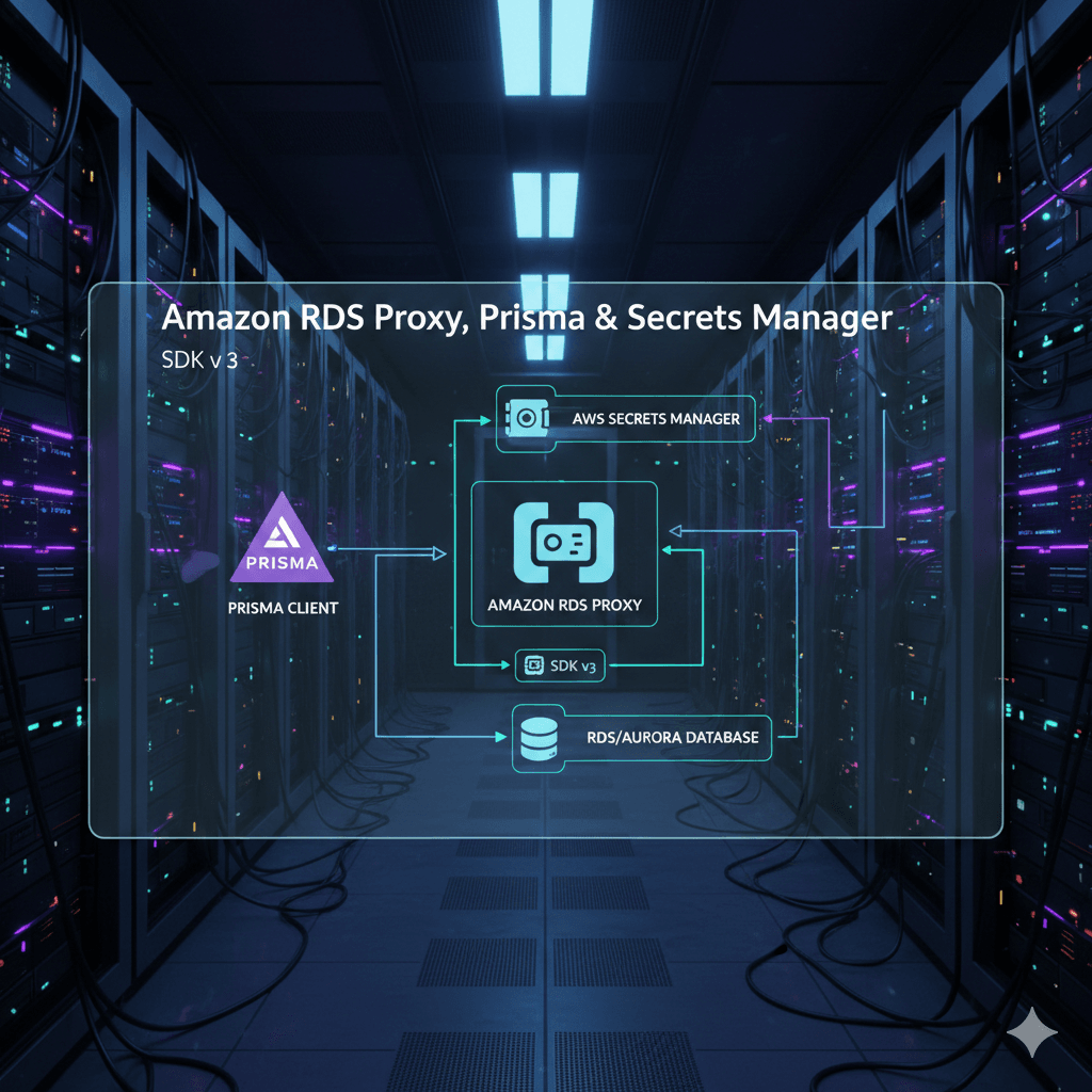 Amazon RDSProxy,Prisma-SM–SDK-v3