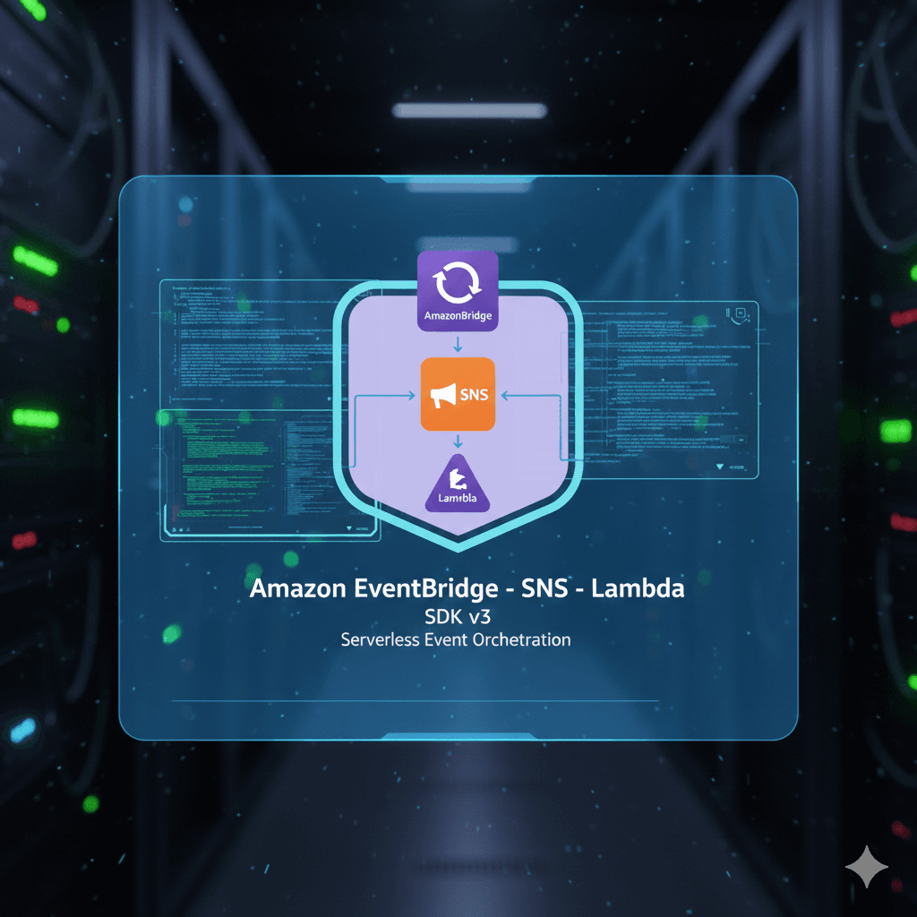 Amazon EventBridge-SNS-LAMBDA
